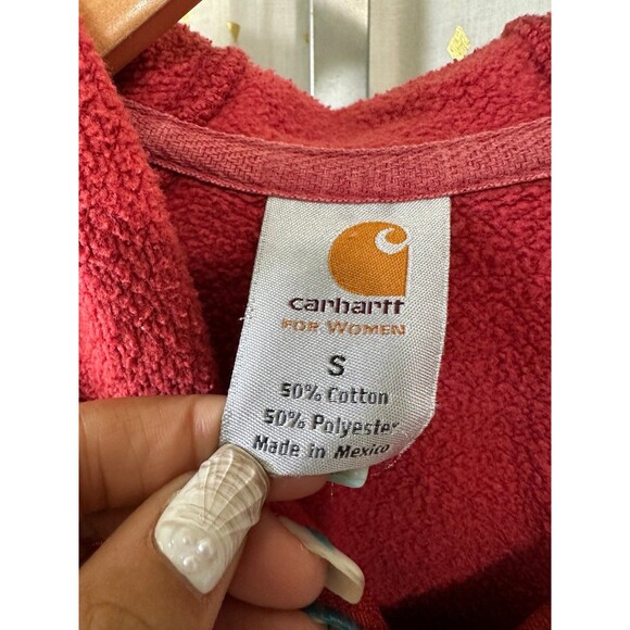 Carhartt Women's Clarksburg Embroidered Graphic Full Zip Sweatshirt Hoodie S - Picture 5 of 7